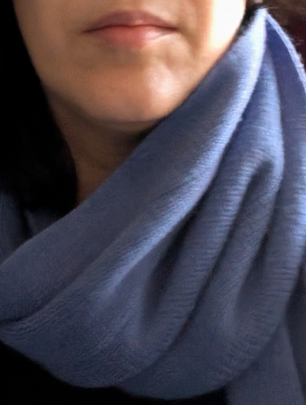 Knit Scarf - Lavender Purple Periwinkle
